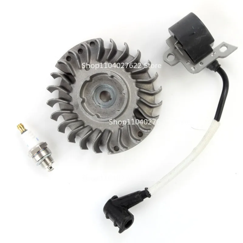 For Chainsaw MS360 Magnetic Flywheel Igniter High Voltage Package Spark Plug Set Chain Logging Saw Chainsaw Accessories
