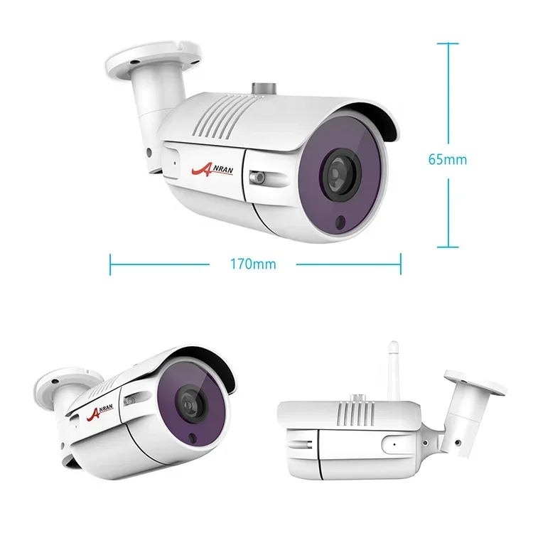 Sistem Kamera Keamanan CCTV 16CH 1080P 2MP hd Cctv Outdoor Tahan Air Bullet Analog AHD