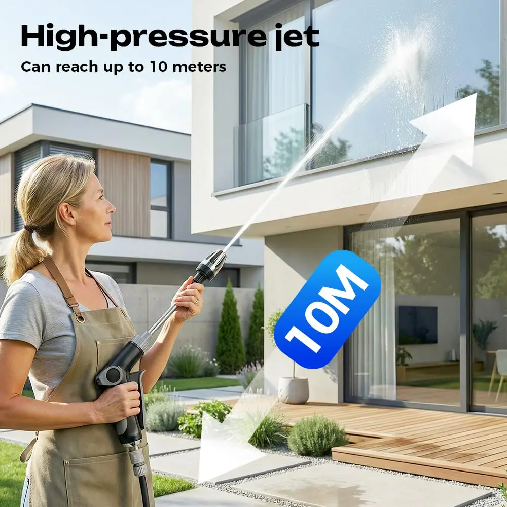 Multi-Function Sprayer for Yard, Car & Pet Cleaning, High Pressure Water Washer Jet (2026 New) Heavy Duty Garden Hose Nozzle