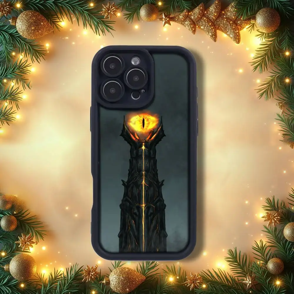 حافظة هاتف G-Gandalf A-Aragorn Movie emery باللون الأسود لهاتف iPhone 15,12,17,14,11,13,16,Pro,Air,Plus,Max,SE4,E غطاء سيليكون