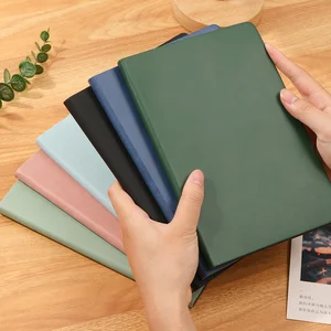 دفتر ملاحظات من الجلد الناعم مع غطاء مقاوم للماء ، قرطاسية مكتبية ، لمسة مريحة ، بيع ساخن ، A5 ، 120 صفحة أعلى 8 مبيعات هنتاي دفتر ملاحظات - No4
