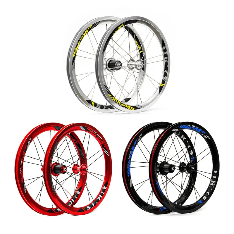 

Chooee Foldable Bike Wheels 349in Folding Bicycle Rim V Brake Aluminium Wheelset Sealed Bearing Hubs Cycling Accessories Part