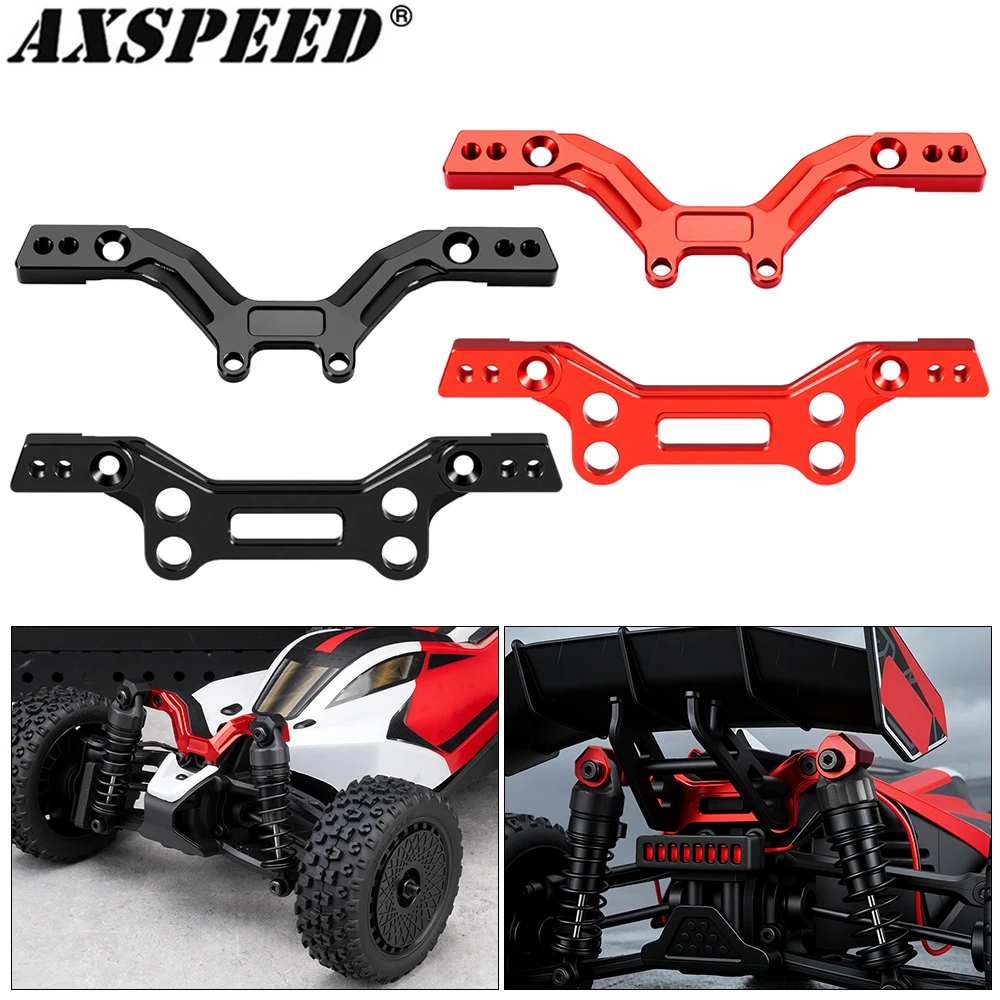 AXSPEED Alu Alloy Front Rear Shock Mount Damper Plate for 1/18 A-RRMA Typhon Grom Upgrade Parts