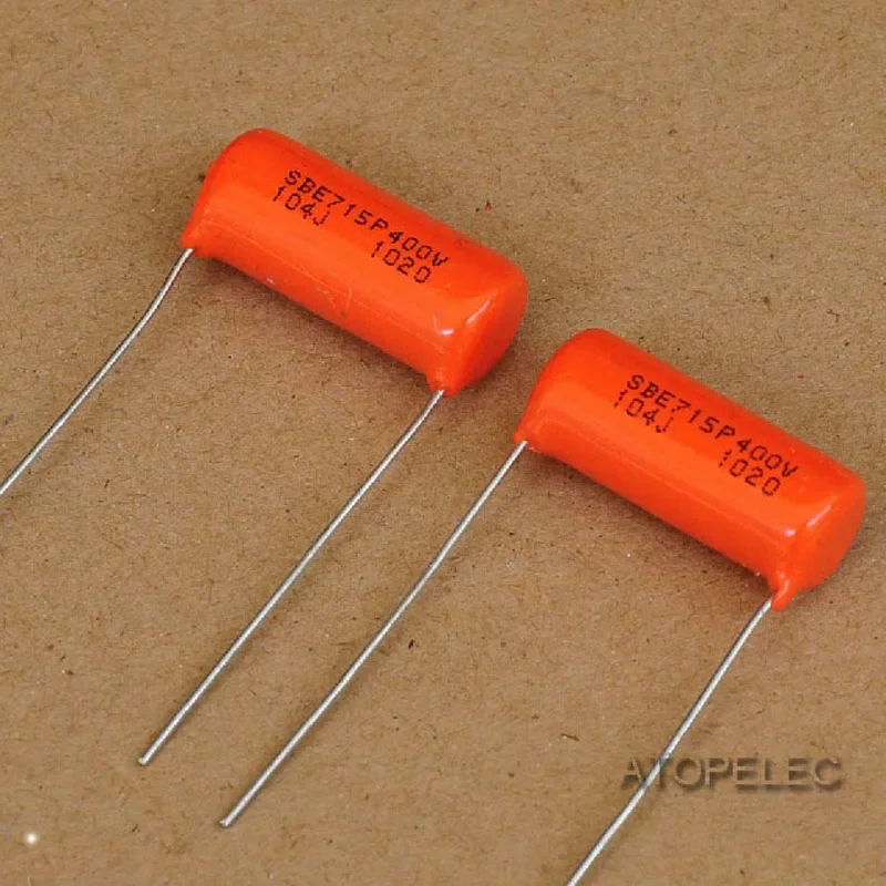 4pcs SPRAGUE 0.1uF/400V SBE CDE 715P Film Capacitor Hi-Fi Audio 5% 104J