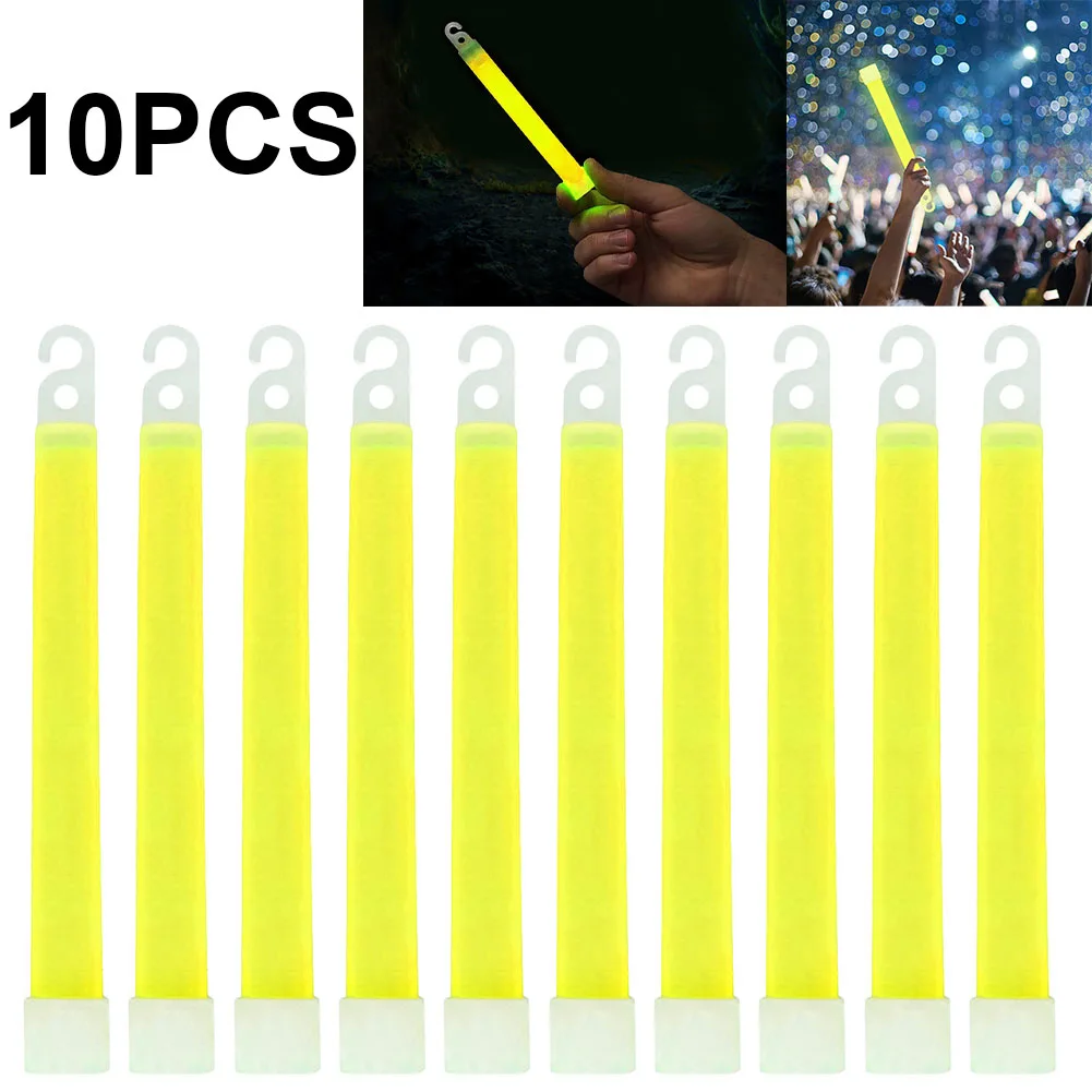 1/5/10pcs 6 Inch LED Glow Sticks Walking and Hiking Camping Light Stick  Waterproof Military SOS Gear Survival Kits Birthday