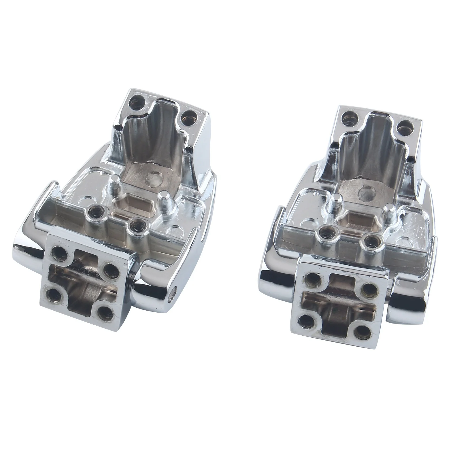 Chrome Razor Chopped King Luggage Hinges Pack Trunk Latches Lock For Touring and Trike models 1988-2013