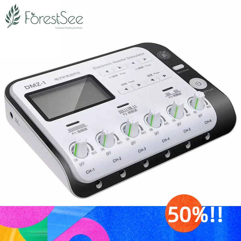 

6 Output Electric Electroacupuncture Acupuncture Needle Body Muscle Stimulator Physiotherapy TENS Machine Relax Massager Device