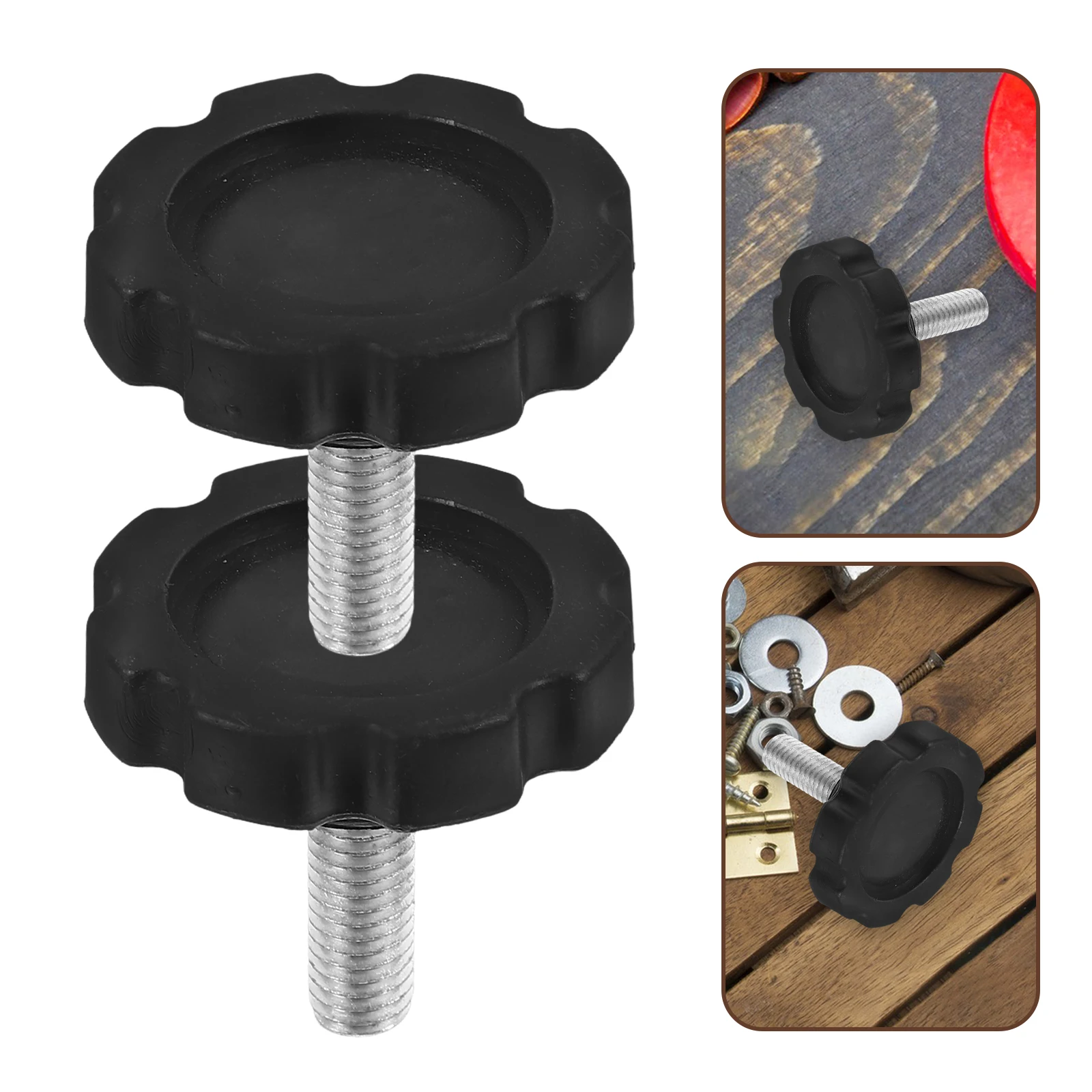 2 قطعة مسامير القدم مقبض تعديل البلاستيك الخيوط لقاعدة المظلة إدراج حامل المظلة