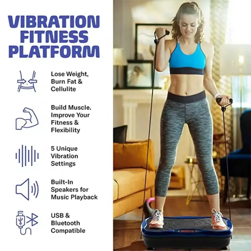Integrated LED Control Vibration Platform Timing Speed Adjustable Trainer
