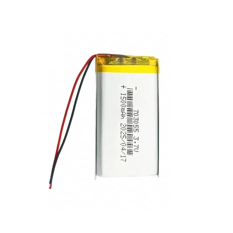703055 3.7V 1500mAH High-capacity Lithium-ion Rechargeable Battery