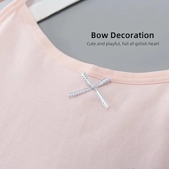 Kids Cotton Undershirts Training Bras Teen Girls Camisole Underwear Young Puberty Sports Vests Lingeries Tank Tops 8-16 Years - view 5