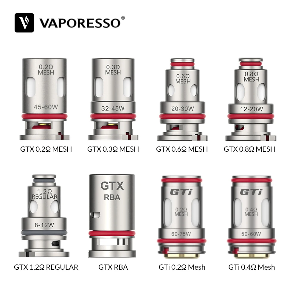 

Оригинальный испаритель Vaporesso GTX Coil GTi Coil Core для PM80 LUXE80 PM30 PX80 PM40 GTX GO/ONE Target 80/100/200 GEN 200/80S Kit