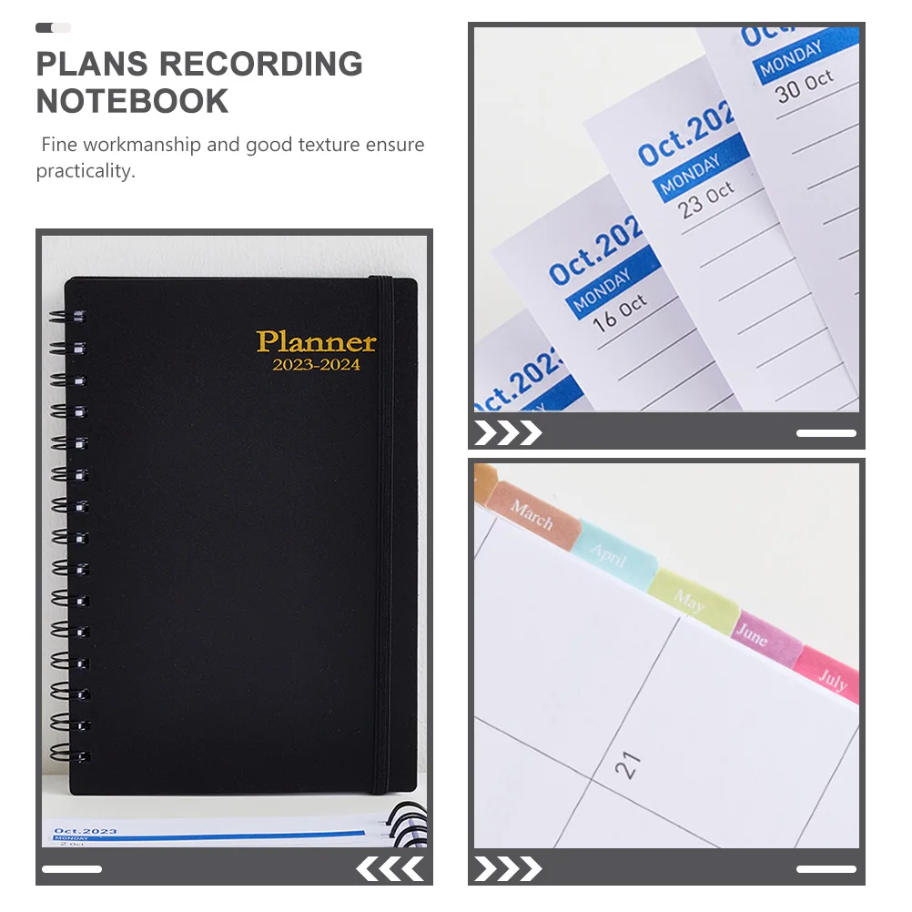 Weekly Planner Notebook A5 Size Impermeable Thick Paper Better Writing Experience Calendar Schedule Notepad School Work Daily