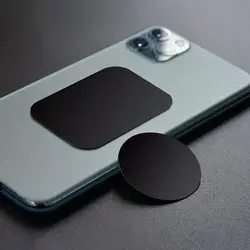Magnetic Iron Sheet Universal Magnetic Metal Plate Phone Magnet Holder Mini Car Phone Holder Magnetic Iron Sheet Sticker