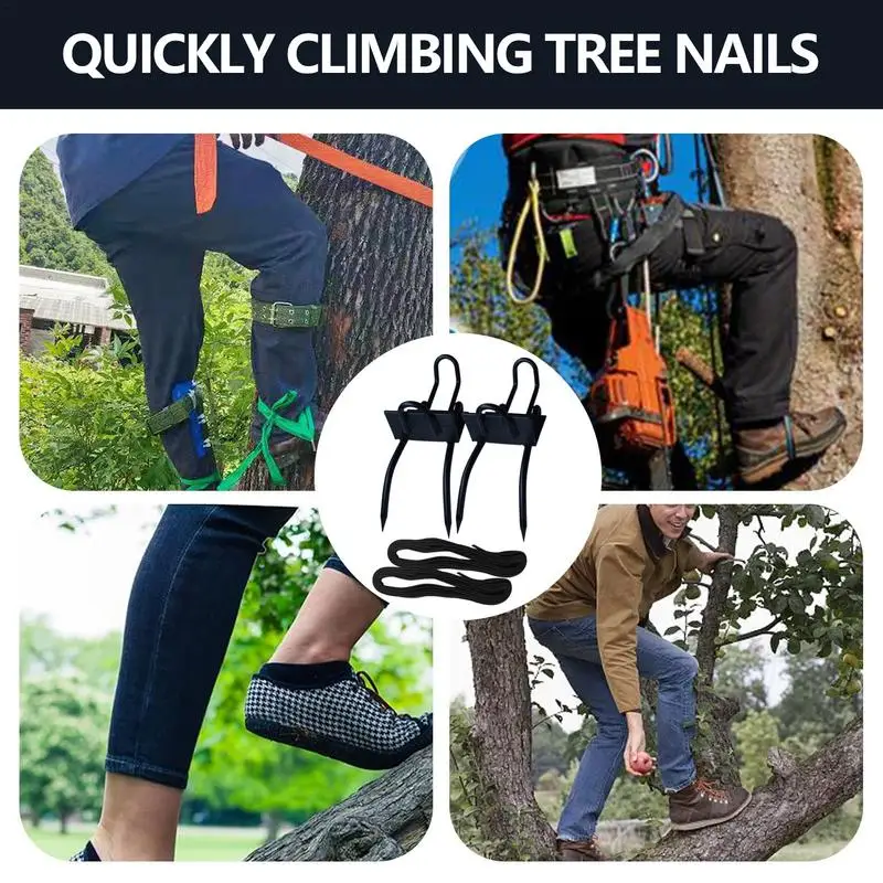 Tree Climbing Spurs Fast Climbing Tree Spikes Cats Claw Multi Tool Non-Slip Climbing Gear Spurs Climbing Trees Tool For Picking