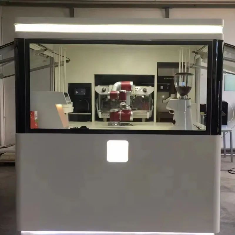 6 Axis Collaborative Robotic Coffee Vending Machine Automatic Barista Robot for Auto Coffee Making Custom