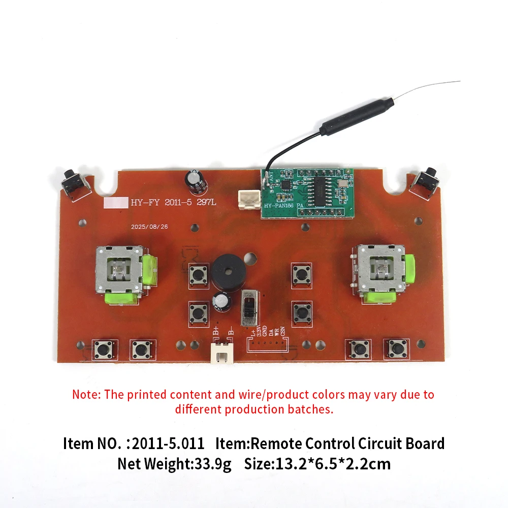 플라이텍 2011-5 RC 낚시 미끼 보트 회로 기판 원본 액세서리 수신 송신 보드 세트