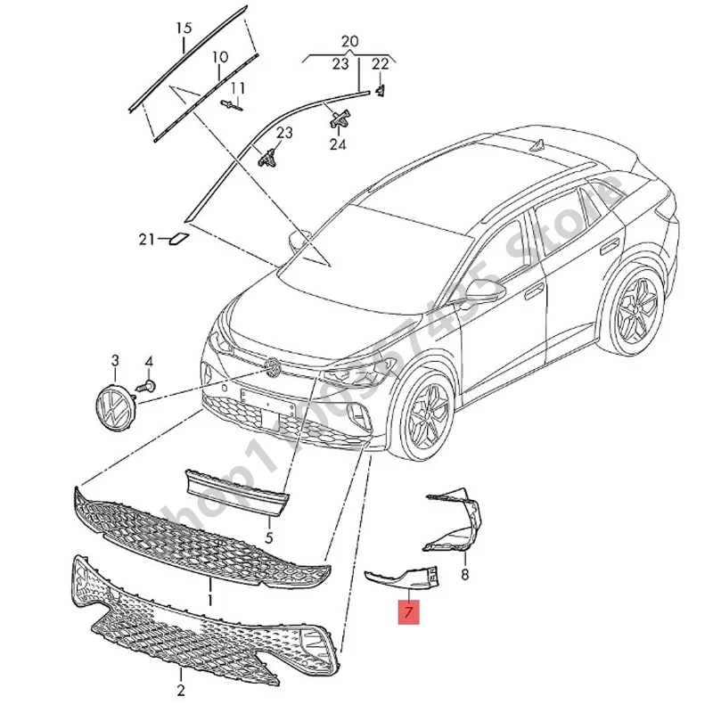 バンパーフロントコーナーグリルカバー、パーツライセンスフレームトリムプレートブラックサテン、vw、11g853665、11g853666