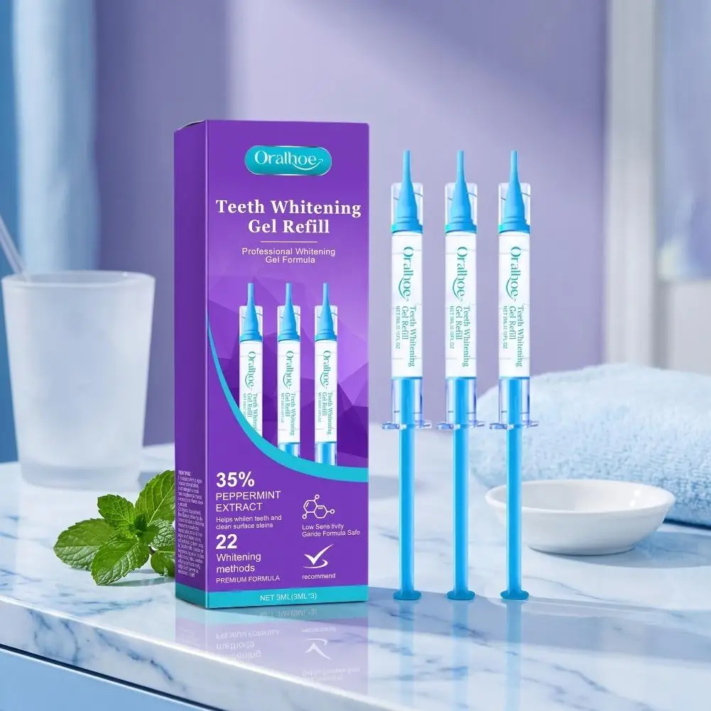 Refreshing Teeth Cleaning Gel Multi Effect Oral Hygiene Gentle Daily Stain Removal Whitening Dental Care For Fresh Breath 9ml