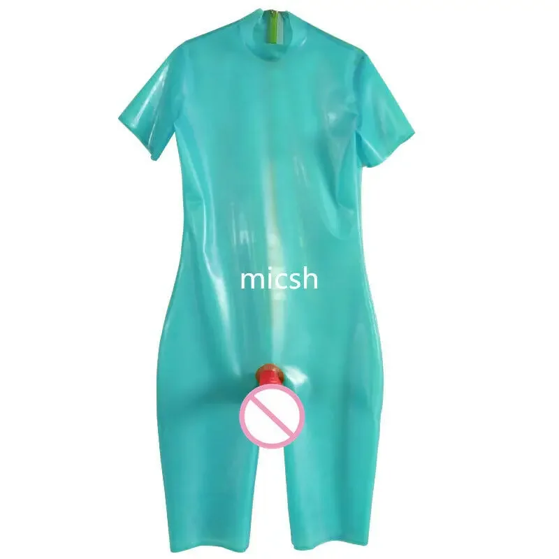 Rubber Gummi Latexanzug Zentai Latex  Cosplay Bodysuit Fitness Uniform S-XXL