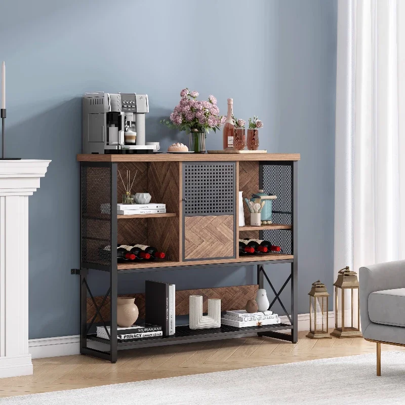 

Open Cabinets Elegant Vintage Wine Stands Room Liquor Shelves High End Furniture Iron Cabinet Full Kitchen Whiskey Nordic Rack
