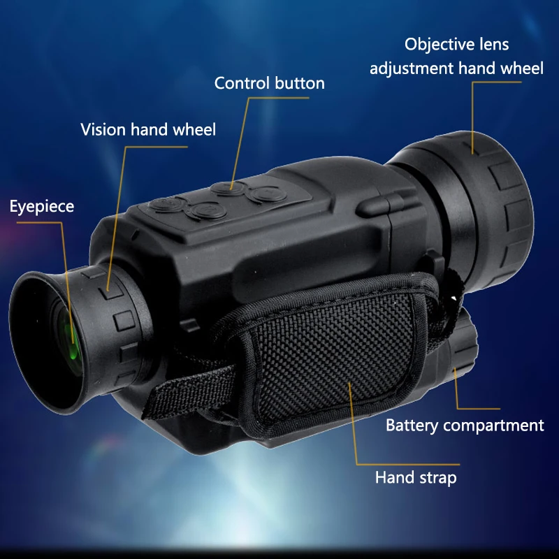 انخفاض الشحن بالجملة الرقمية الأشعة تحت الحمراء متعددة الوظائف كاميرا للرؤية الليلية يمكن التقاط صور للرؤية الليلية