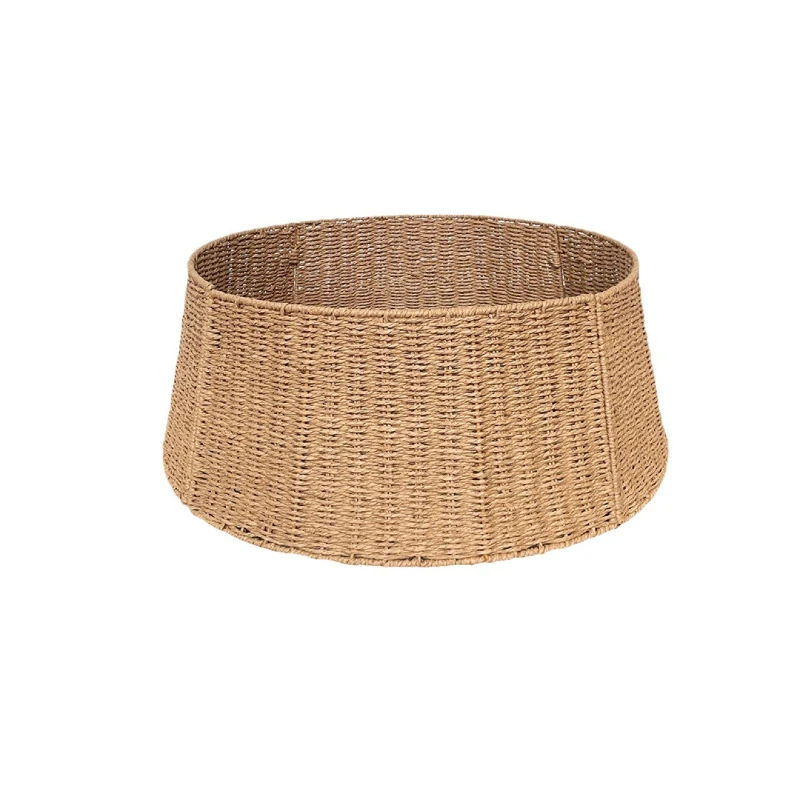 

Christmas tree around Christmas tree skirt base fence tree skirt handwoven basket Christmas decorations ornament