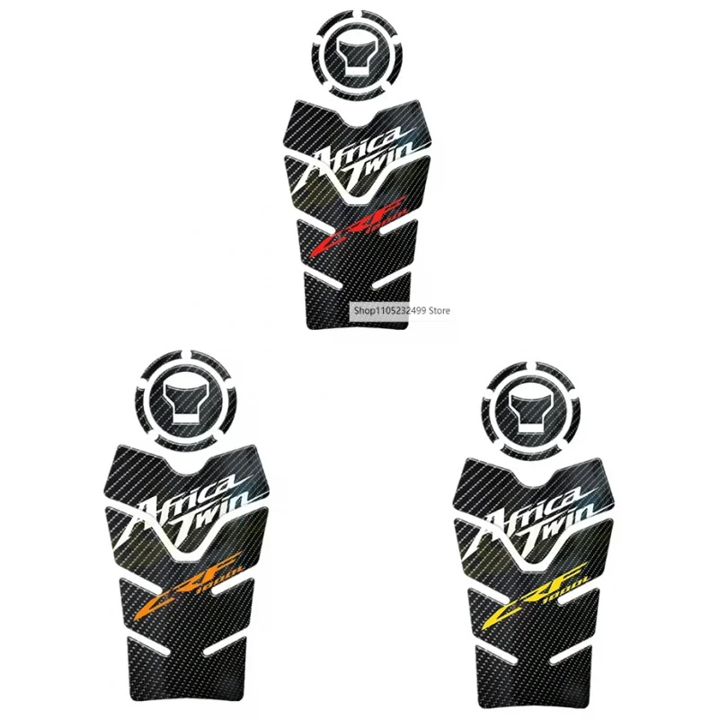 

Для HONDA CRF1000L Africa TWIN защита бака мотоцикла 3D гелевая наклейка карбон CRF1000 L-1 аксессуары