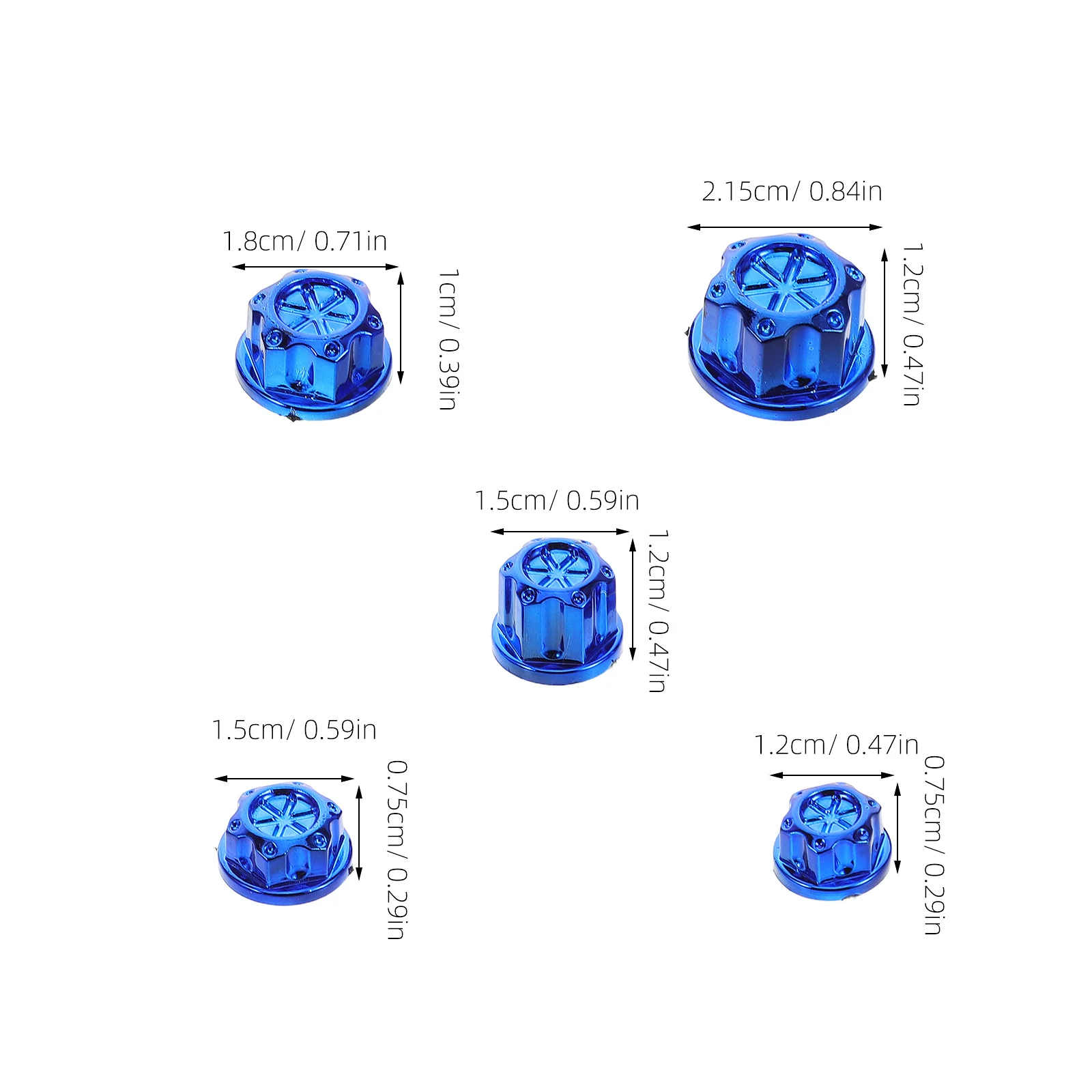 30Pcs Motorcycle Screw Trim Covers Hexagonal Bolt Caps Decorative Fastener Covers Easy Installation Engine Protection Motorcycle