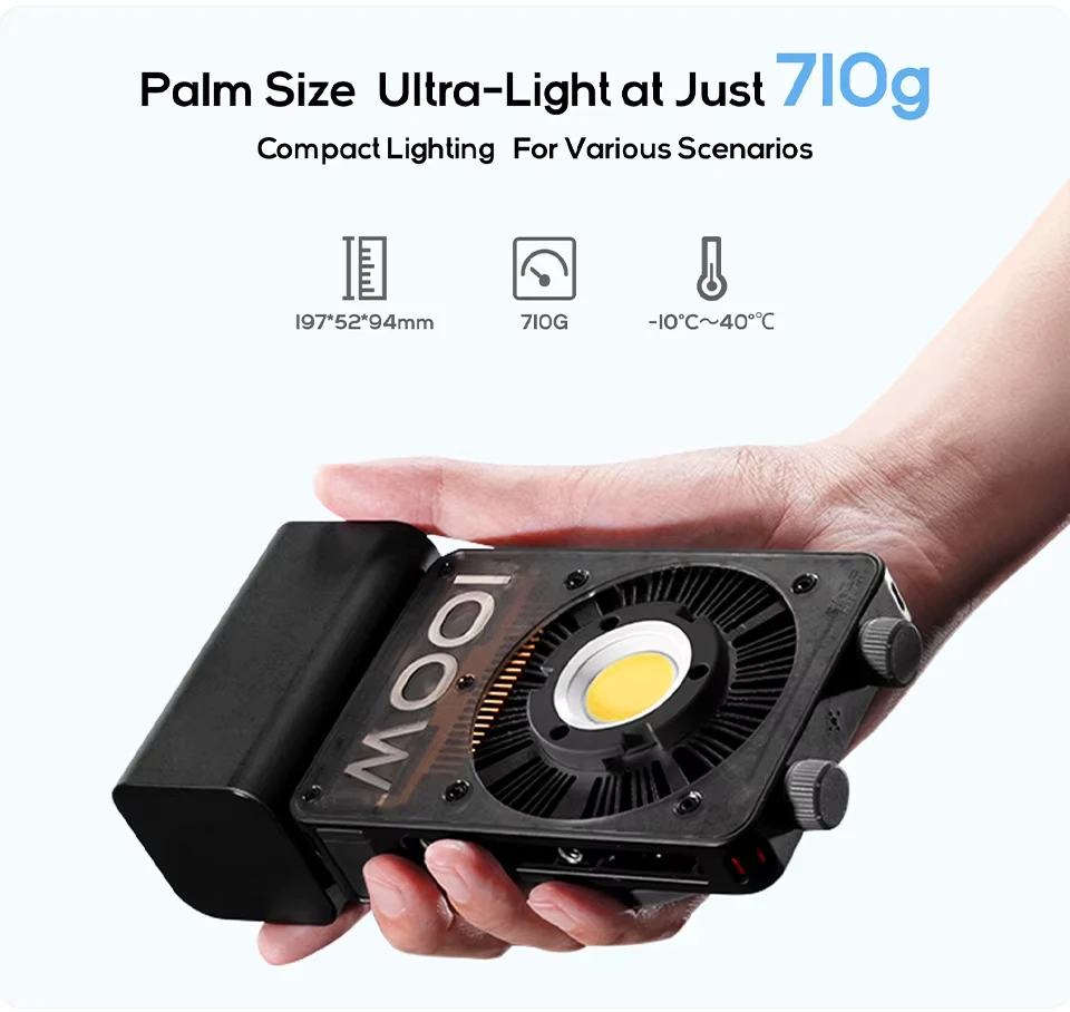 ZHIYUN CINEPEER CX100 100W Pocket Photography LED light