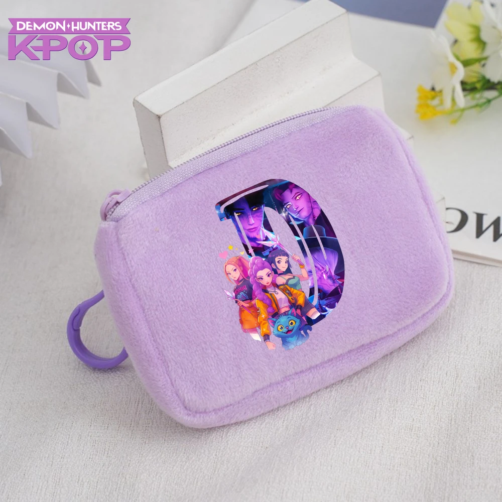Kpop Demon Hunters Kawaii Coin Purse for Children Music Cartoon Earphone Key Pouch Children Cute Storage Mini Pouch Gifts - Image 4