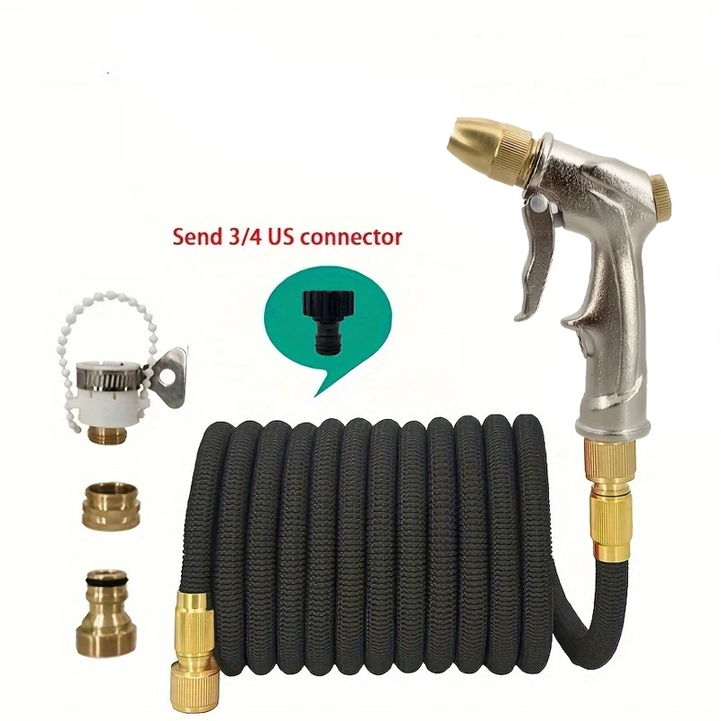 25-125FT Garden Water Hose Expandable Watering Hose High Pressure Flexible Car Wash Watering Garden Irrigation Magic Hose Pipe ﻿