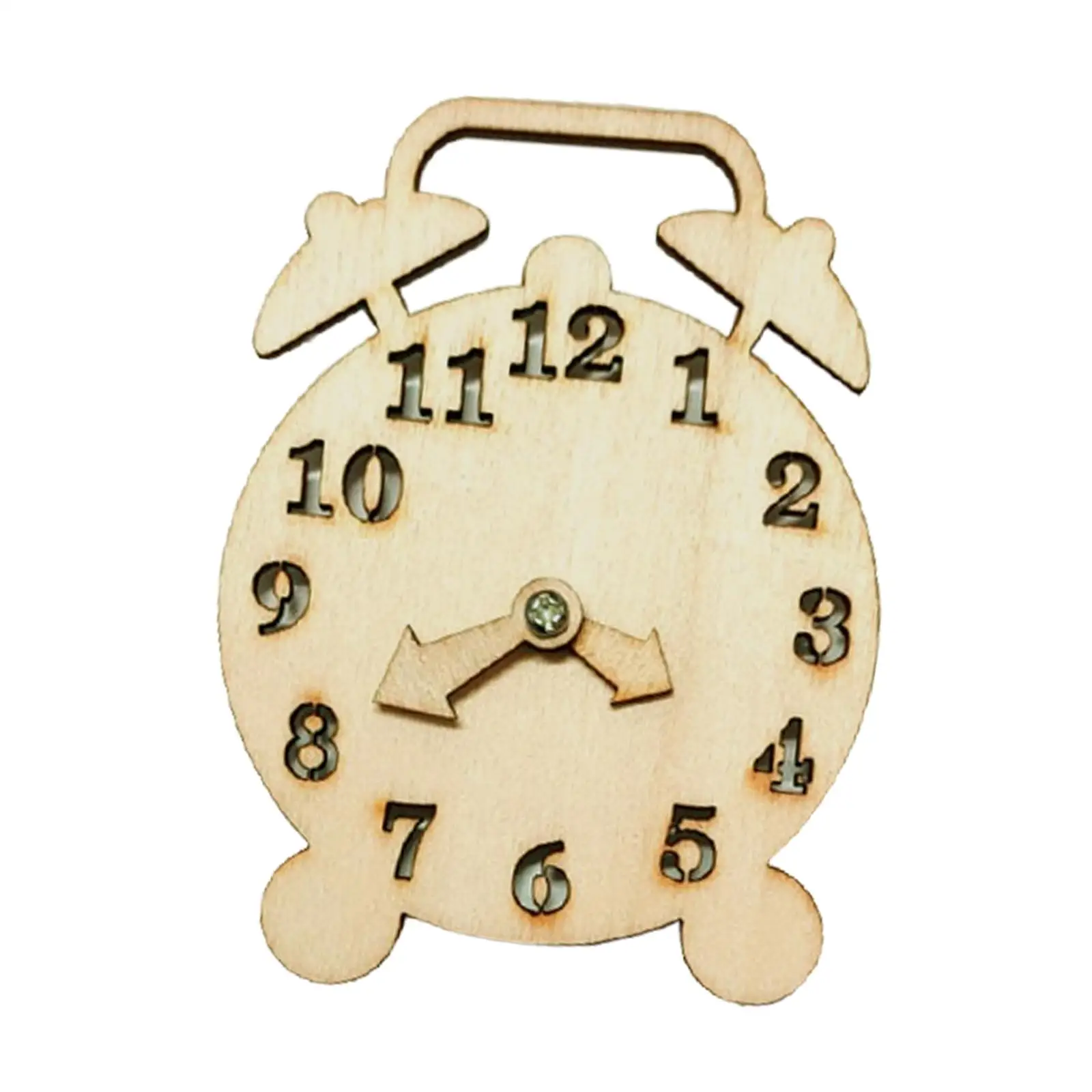 Wooden Clock Toy Busy Board DIY Accessories Material Sensory Toys Clock Learning Toy for Birthday Gift Toddler Children Kids