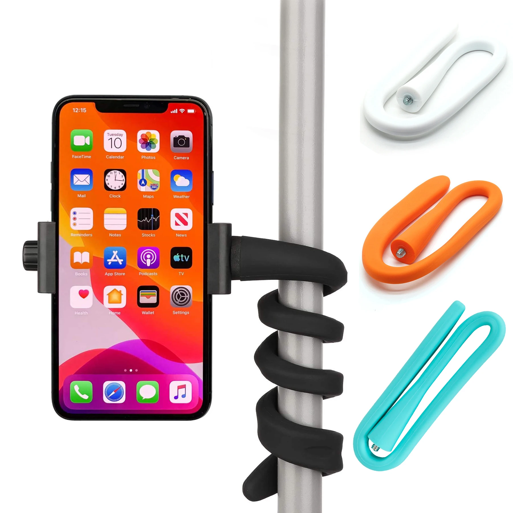 

Flexible Arm Gooseneck Stands Holder with Clip Holder for Mobile Phones Action Camera