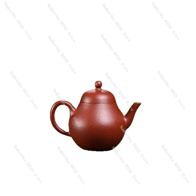 Authentic Yixing Zisha Teapot Original Ore Raw Clay Zhuni 100cc Small Gao Li Pear Shape Gongfu Tea Set Handmade Mini Teapot Kung