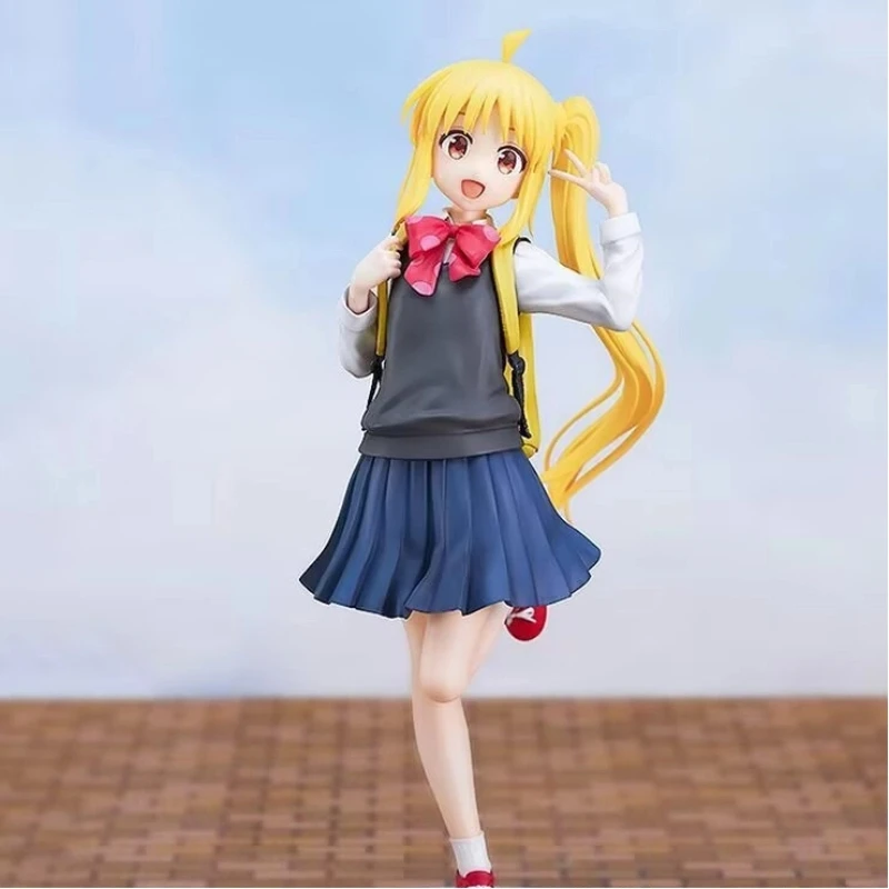21 cm BOCCHI DE ROCK Ijichi Nijika Anime Mooi Meisje Handgemaakte Model Actiefiguren Desktop Case Decoratie Ornament Gift