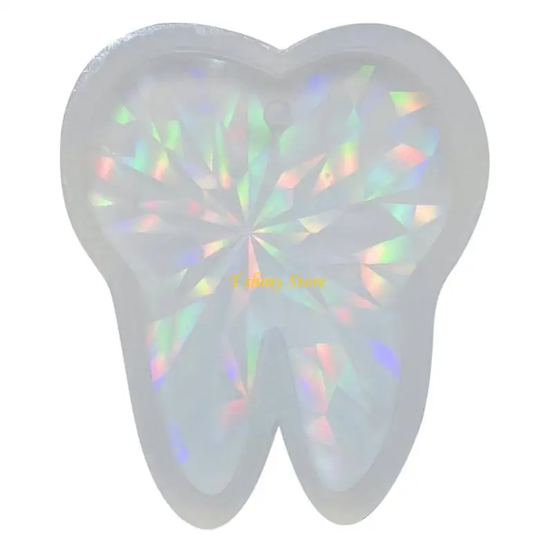 

N58F Big Tooth Light Keychain Silicone Mold for Valentines Gift