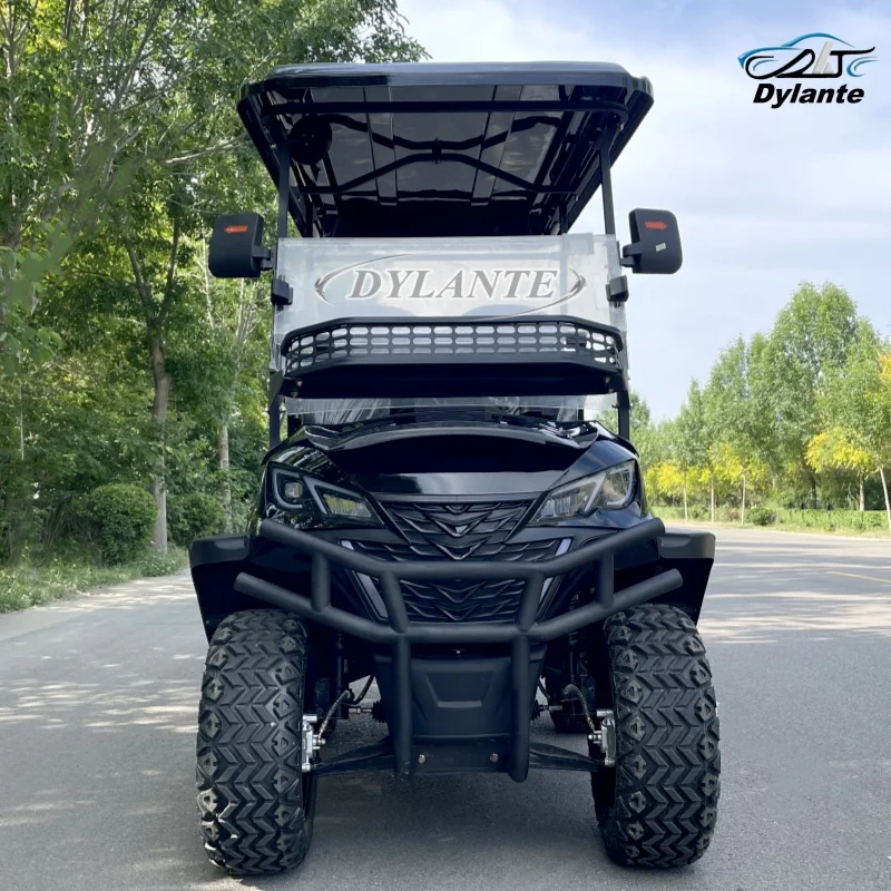 Solar 48V/72V Lithium Battery Golf Cart 2/4 Seat Electric Vehicle Mini Off-Road Hunting Golf Cart Suitable For Various Places