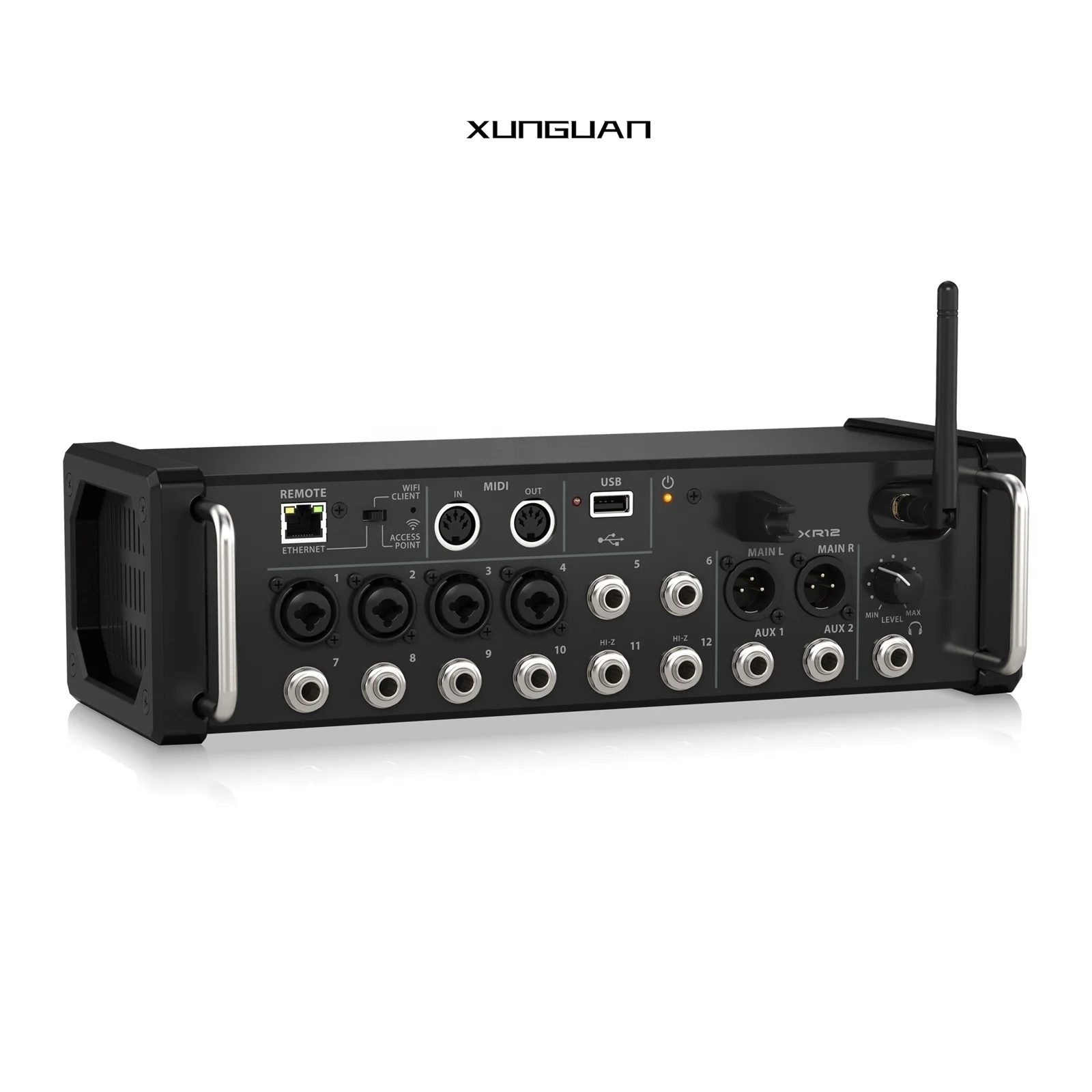 XR12 Hot Sales Professional 12 Input Portable/Rack-mountable Digital Audio Mixer For IPad And Android Tablets