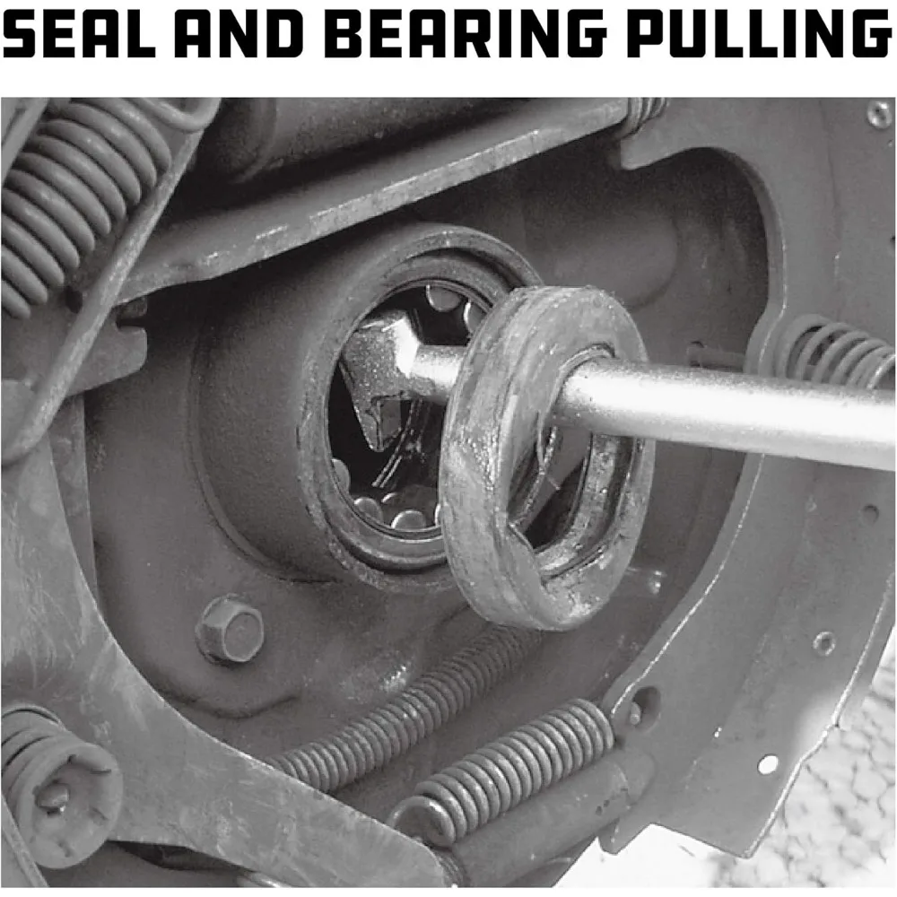 Powerbuilt 21-Piece Master Axle Puller Set for Car Bearing and Seal Removal - Vehicle Repair Tool Kit