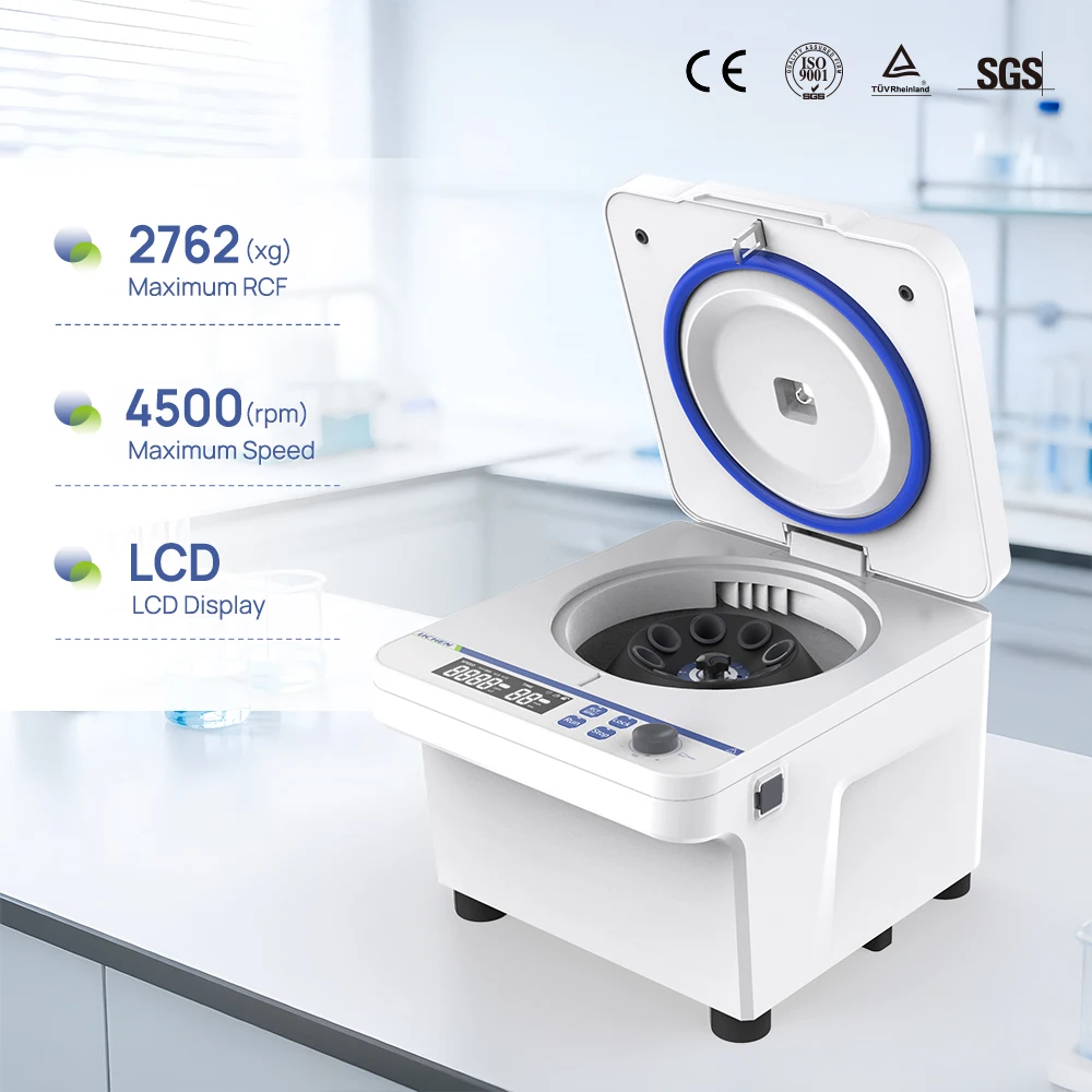 Large Capacity Centrifuge 24 Tube Rotor  Control Safety  for Clinical Industrial Sample Processing