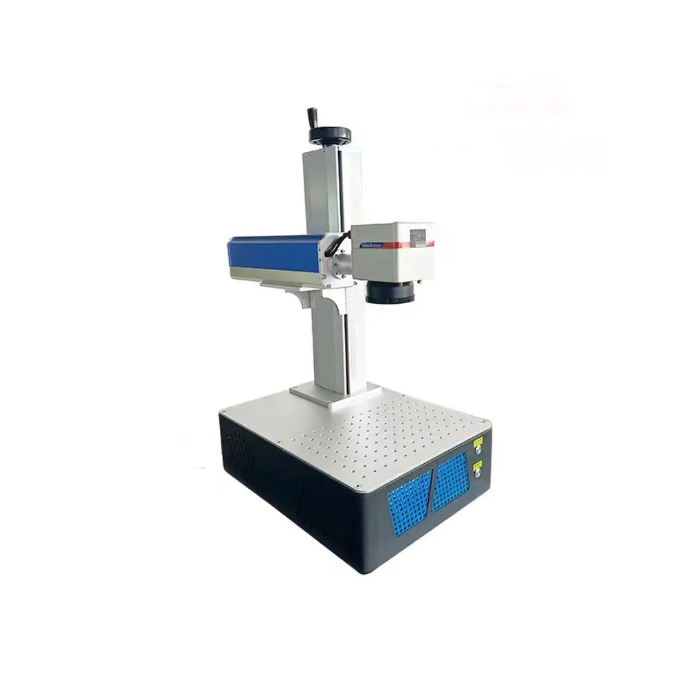 

Fiber Marking Machine for Metal Nameplates Jewelry Engraving and Deep Gold Engraving High Precision Mini