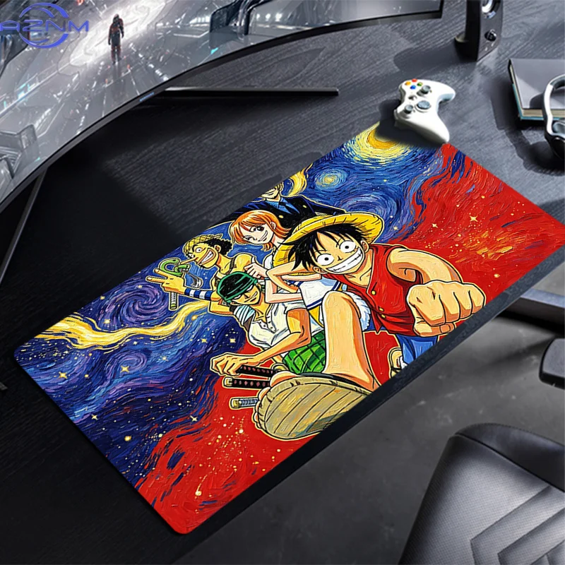 Mouse Pad One Piece Anime Durable New Gaming Accessories Mousepad Gamer PC Completo Computer Keyboard Desk Mat Varmilo