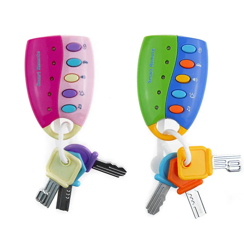 Anti Theft Lock Car Remote Control Key Model Infant and Early Childhood Education Children\'s Music Keys Cross-border Toys