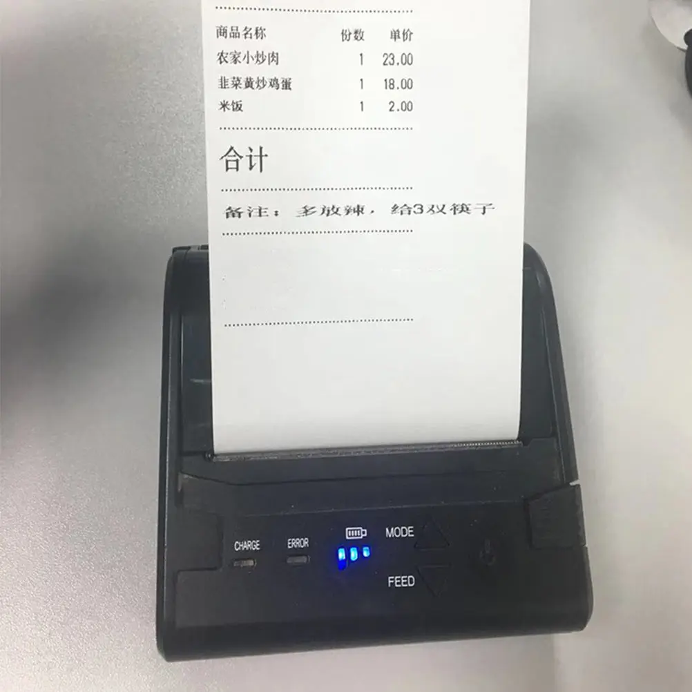 80 Rolls 7x30MM Thermal Receipt Paper For All Mini Inkless Wireless Thermal POS Receipt Bill Printer Paper Roll