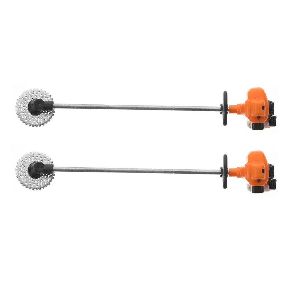 

2Pcs Mini Lawn Mower Miniature PVC Garden Tool for Mini House Decor Micro Room Accessories Decorative Lawn Mower for House