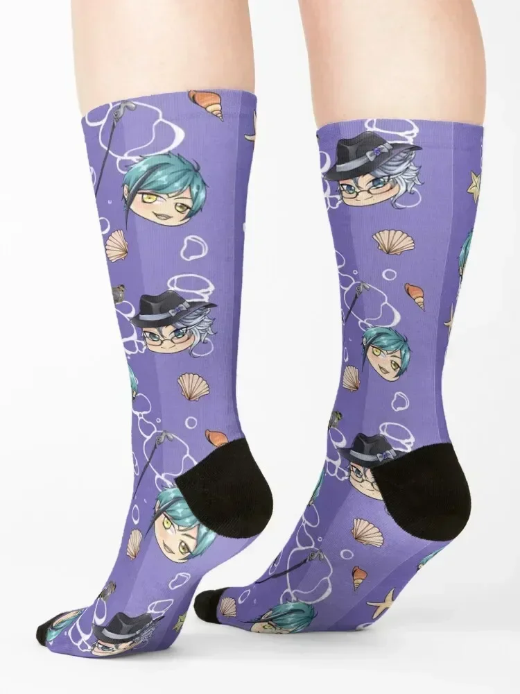 Fish school Socks funny sock winter shoes with print Socks Woman Men's