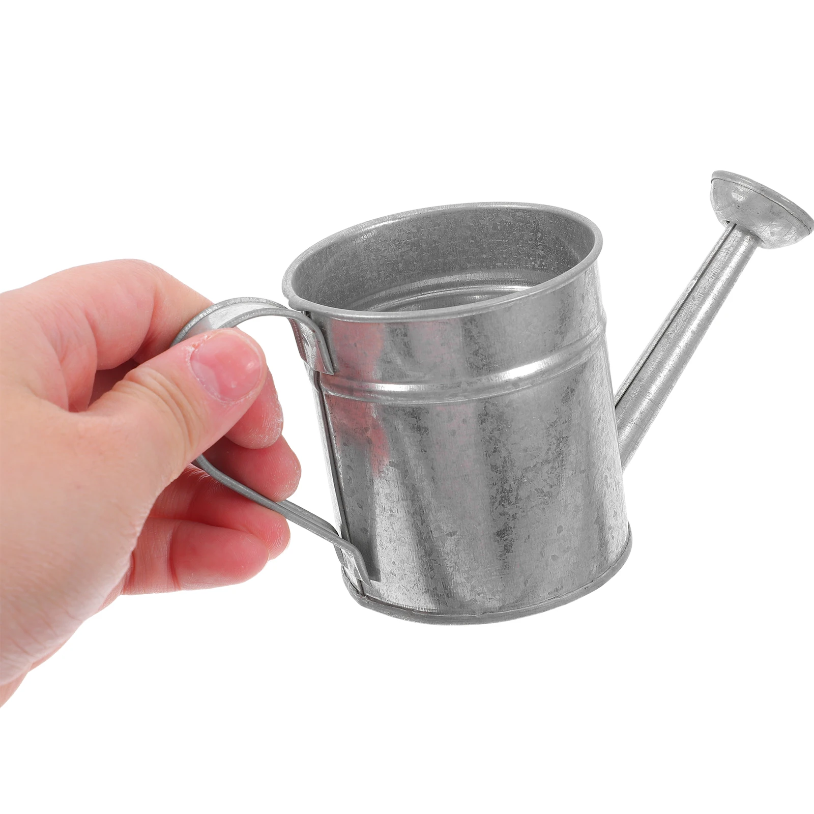 

4pcs Galvanized Mini Iron Bucket Flower Pot Vase Decorative Container Floral Arrangement Farmhouse Style Metal