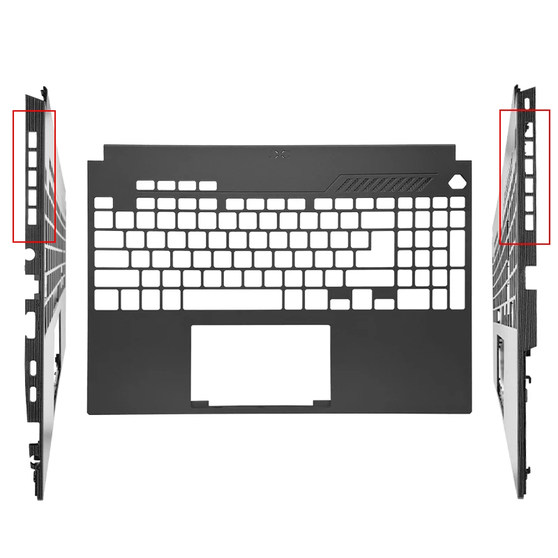 جديد لـ Asus TUF Dash FX517 FX517ZC FX517ZE FX517ZM FX517ZR FX517Z الحافة العلوية العلوية قاعدة الهيكل الغطاء السفلي Palmrest أسود