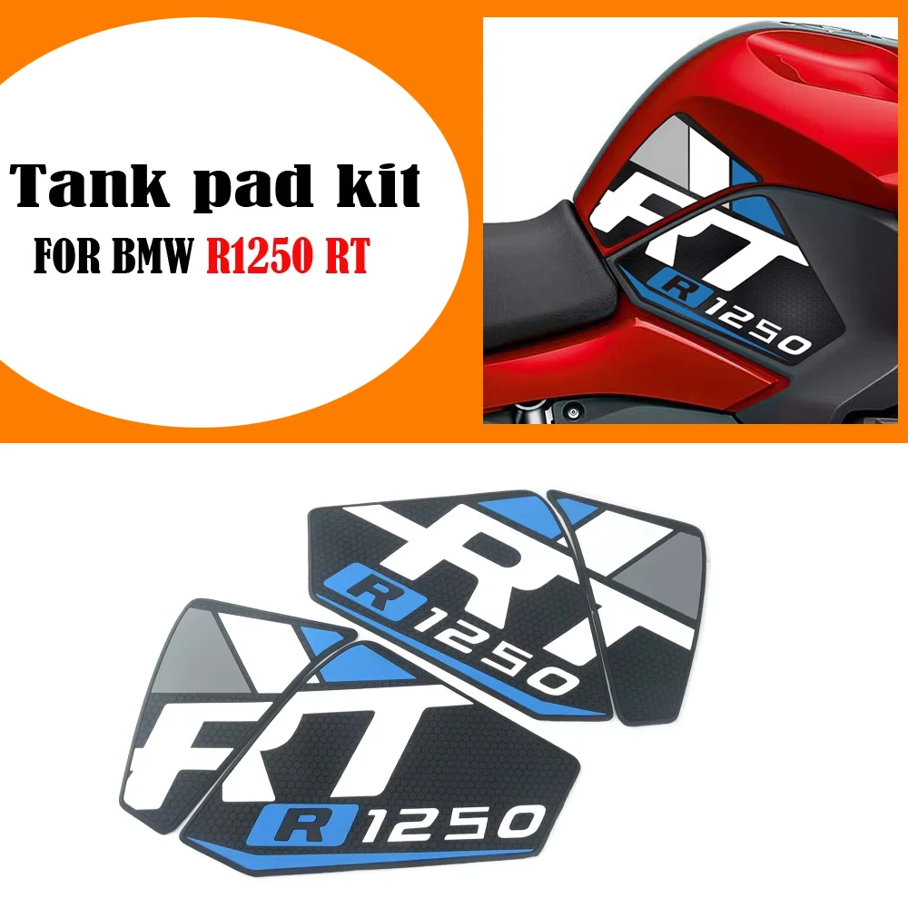 

New Motorcycle Anti-Slip Side Fuel Oil Tank Pad Protector Decals Sticker Pads For BMW R1250 RT R1250 rt 2018 20219 2020-2025